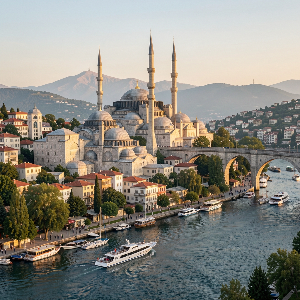 Türkiye'de orta büyüklükte bakkal veya küçük market iç görünümü, raf ürünleri ve fiyat etiketleri görünür, gün ışığı alan pencereli alışveriş mekânı, esnaf atmosferi